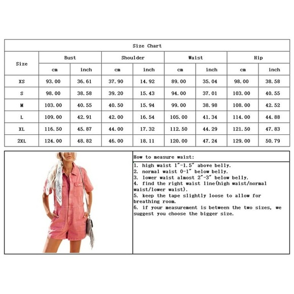 Pink Denim Zip Up Utility Shorts Jumpsuit - Picture 4 of 7